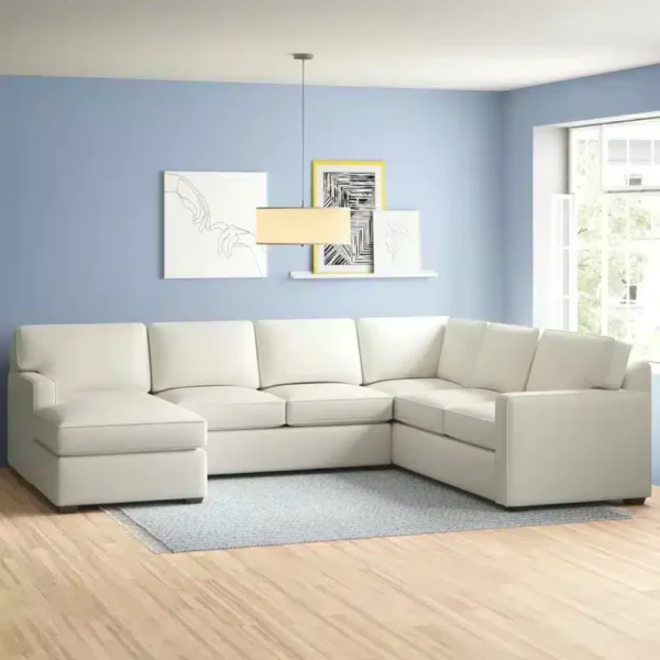 كنب حرف يو بريانا ابيض 1