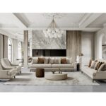 طقم غرفة معيشة 4 قطع - 4-Piece Living Room Set