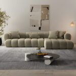 ⁦كنب زاوية مودرن ميرال – تصميم حرف L فخم وقماش متين⁩ - الصورة ⁦2⁩