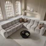 كنب حرف L مودرن لويزا – 5 مقاعد