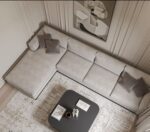 ⁦كنب زاوية ليبارا (L-Shape) مودرن⁩ - الصورة ⁦3⁩