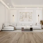 ⁦كنب حرف L فخم موديل (سروانت) – كتان⁩ - الصورة ⁦2⁩