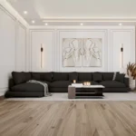 ⁦كنب حرف L فخم موديل (سروانت) – كتان⁩ - الصورة ⁦7⁩