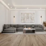 ⁦كنب حرف L فخم موديل (سروانت) – كتان⁩ - الصورة ⁦3⁩