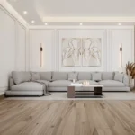 ⁦كنب حرف L فخم موديل (سروانت) – كتان⁩ - الصورة ⁦4⁩