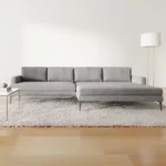 انديز كنب استرخاء زاوية مزدوج - رمادي - الصورة 2
