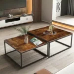 طاولات خدمة طقم برومات - مربعة - الصورة 4