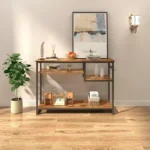 طاولات مداخل سكاندر - إطار فولاذي اسود