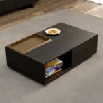 ⁦طاولة قهوة مستطيلة كارتر - اسود⁩ - الصورة ⁦2⁩