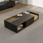 ⁦طاولة قهوة مستطيلة كارتر - اسود⁩ - الصورة ⁦3⁩