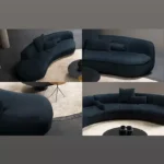 ⁦طقم كنب مودرن باكستر - دائري⁩ - الصورة ⁦8⁩