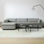 ⁦كنب زاوية يسار بيكل - رمادي⁩ - الصورة ⁦2⁩