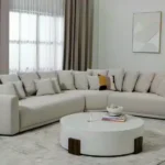 مورايل كنب زاوية كبير - بيج