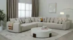 مورايل كنب زاوية كبير - بيج